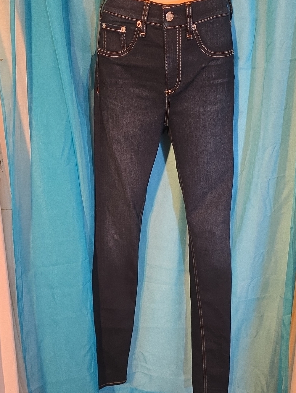 Rag And Bone / Jean Skinny Jeans Stretch Dark Wash Denim Size 26